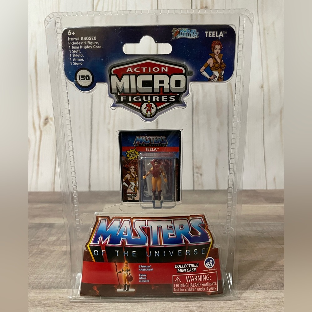World’s Smallest Micro Action Figures Masters of the Universe Teela mini brand